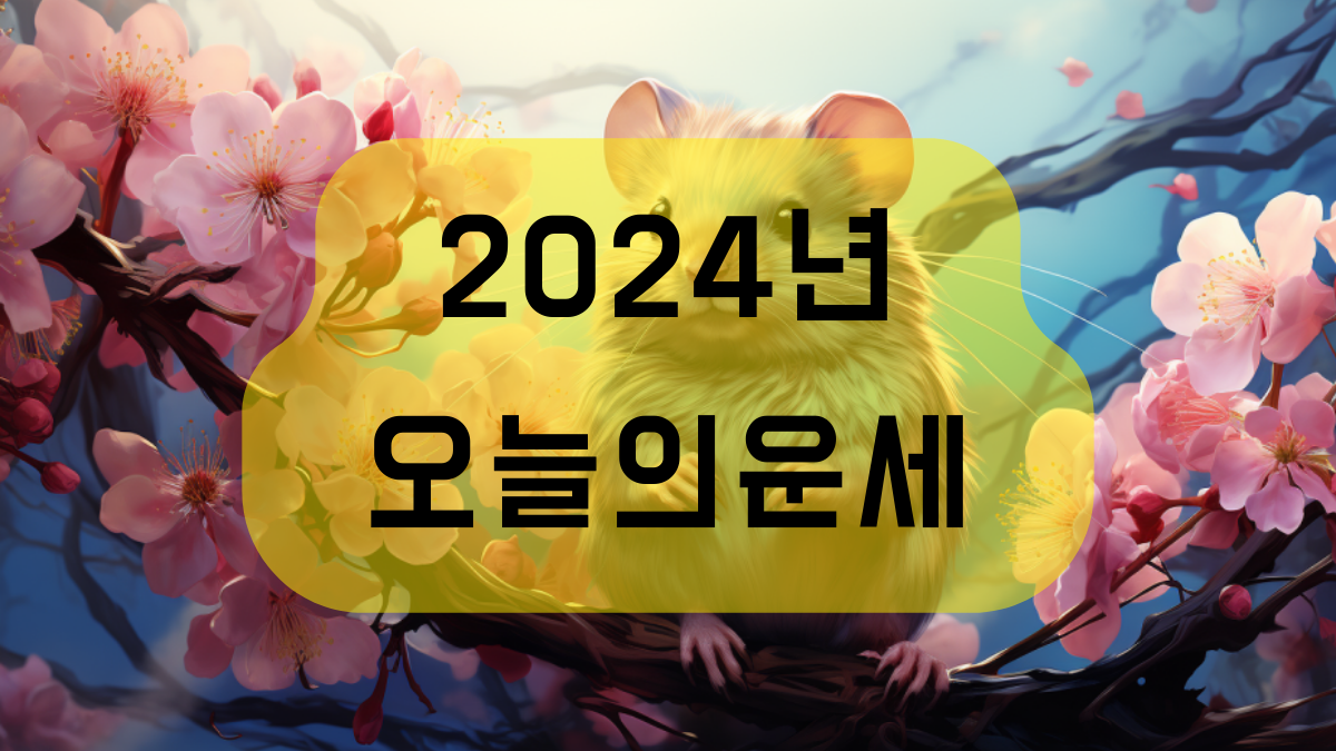 2024년 오늘의운세