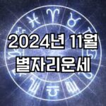 2024년 11월 별자리 운세