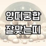 양띠와잘맞는띠