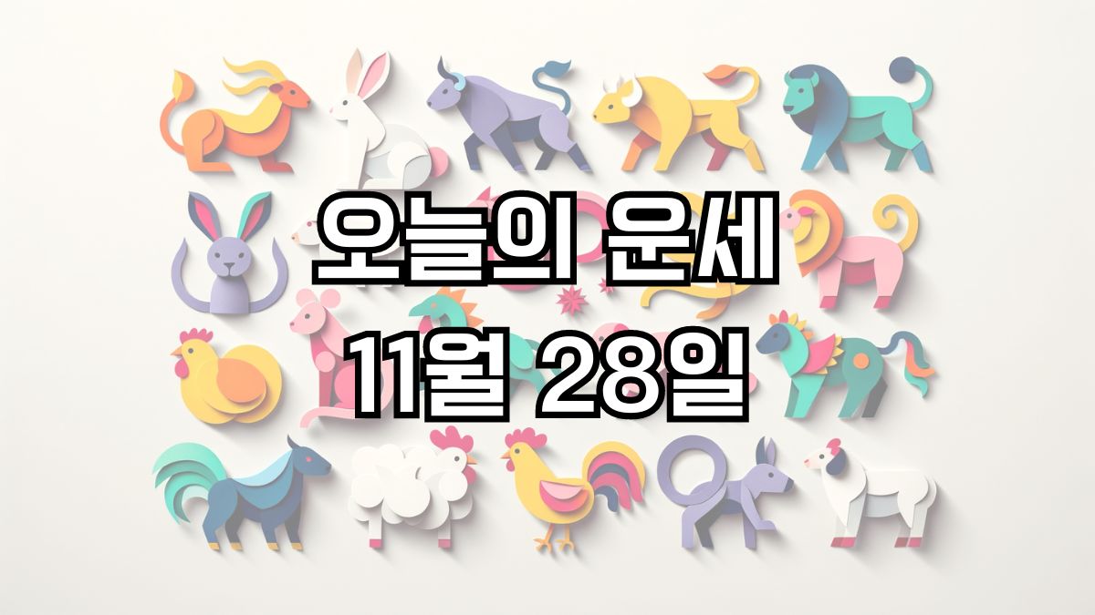 오늘의 운세 11월 28일