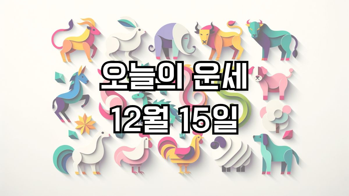 오늘의 운세 12월 15일