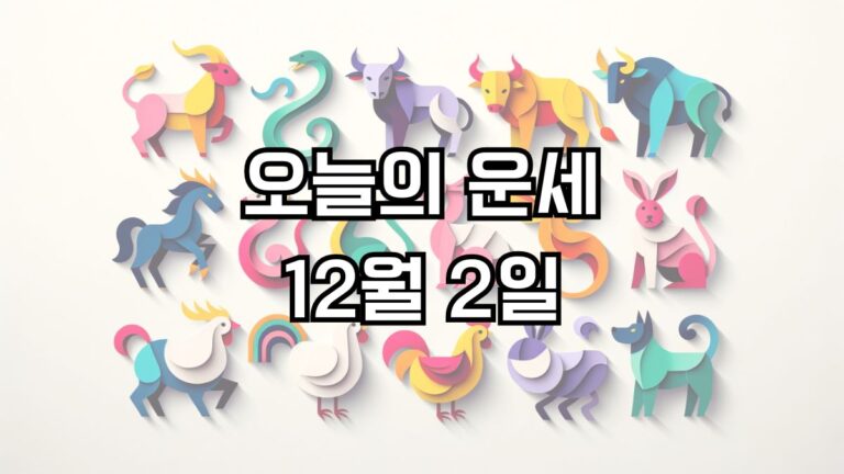 오늘의 운세 12월 2일