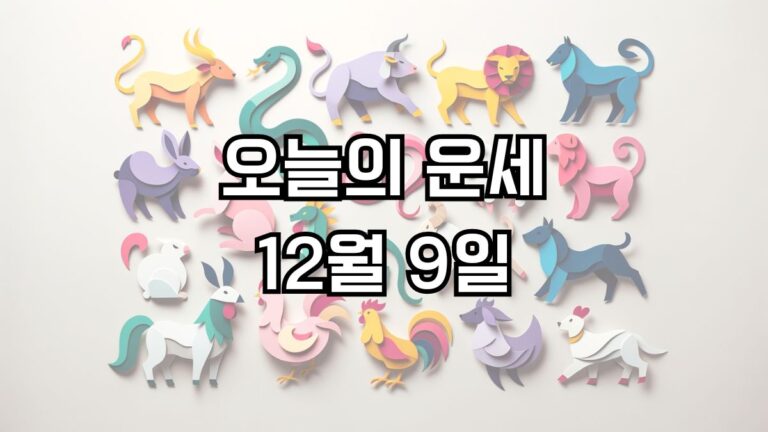 오늘의 운세 12월 9일