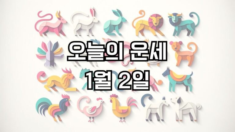오늘의 운세 1월 2일
