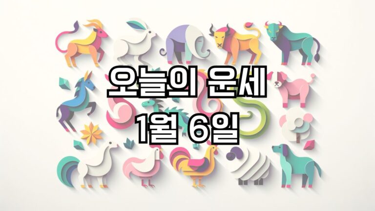 오늘의 운세 1월 6일