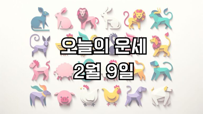 오늘의 운세 2월 9일