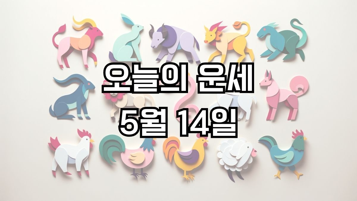 오늘의 운세 5월 14일