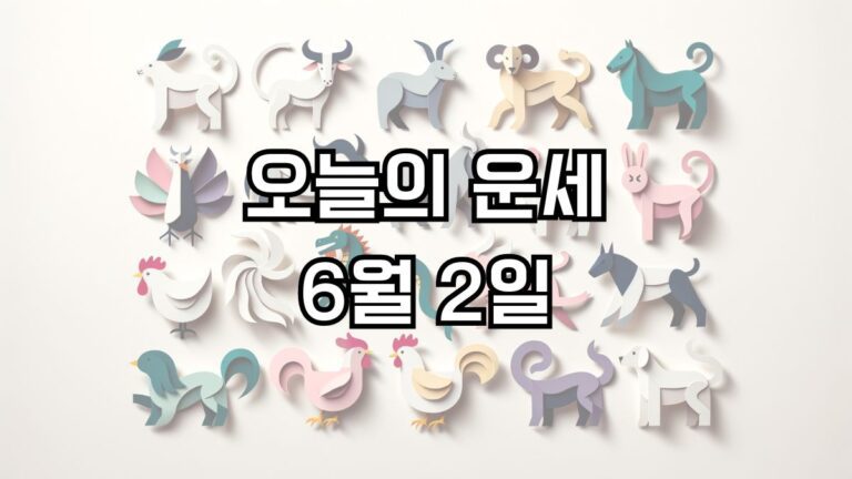 오늘의 운세 6월 2일