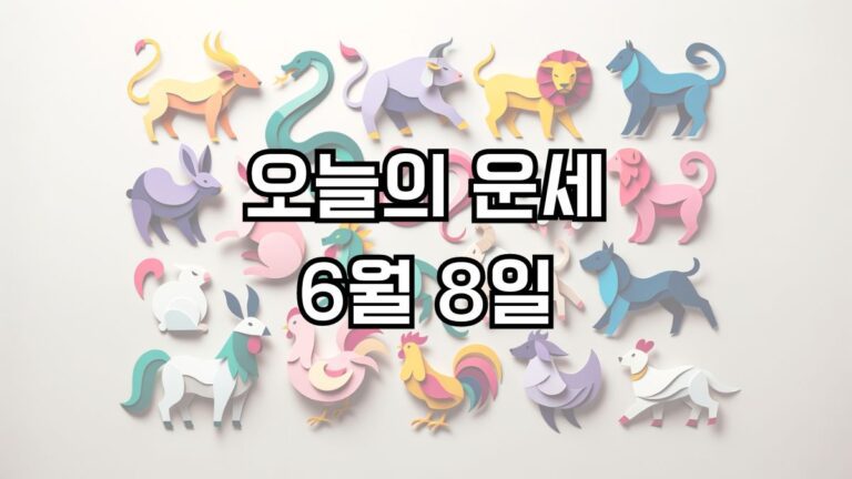 오늘의 운세 6월 8일