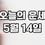 오늘의운세 5월 14일