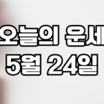 오늘의운세 5월 24일