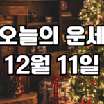 오늘의운세 12월 11일