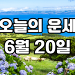 오늘의운세 6월 20일