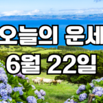 오늘의운세 6월 22일