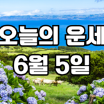 오늘의운세 6월 5일