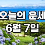 오늘의운세 6월 7일